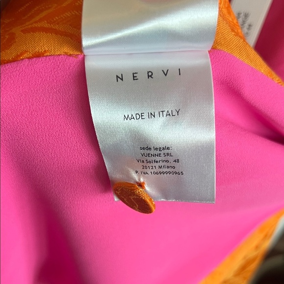 Nervi Orange Sleeveless Maxi Vest - Picture 11 of 13